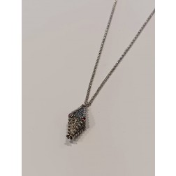 Collana Lantioni pietre rosse