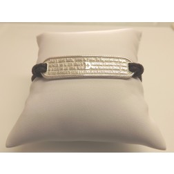 Bracciale Piastra Bianco