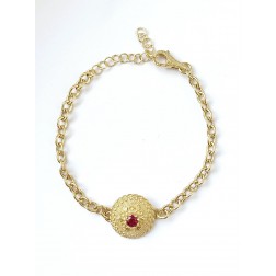 Bracciale Bottone giallo