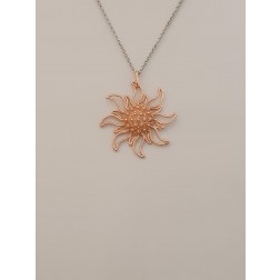 Collana Sole 2 Nuorese Rosa