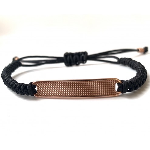 Bracciale piastra filigrana Rosa