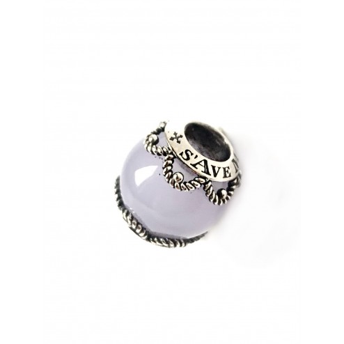 Bead Pietra liscia Lilla
