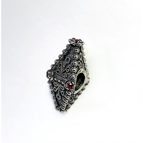 Bead Lanthioni pietre rosse