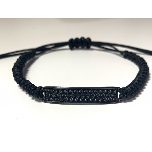 Bracciale piastra nuorese Nero 