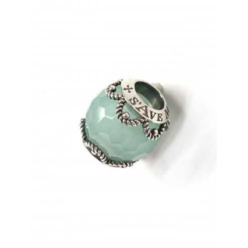 Bead Pietra sfaccettata  verde acqua