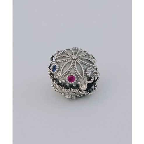 Bead Copuletta Fiore pietre multicolor