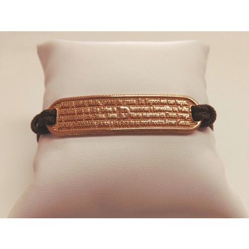 Bracciale Piastra Rosa