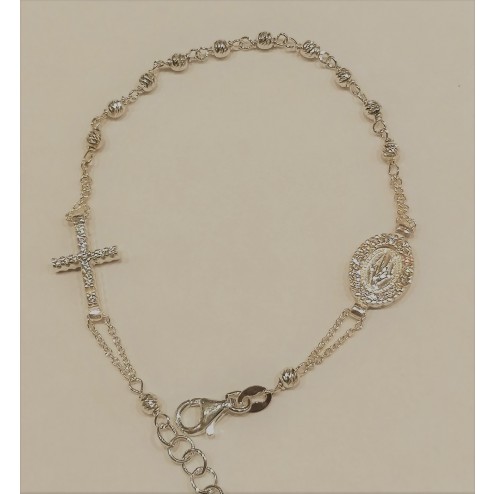 Bracciale Rosario Bianco