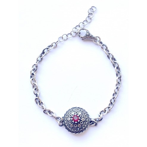 Bracciale Bottone brunito