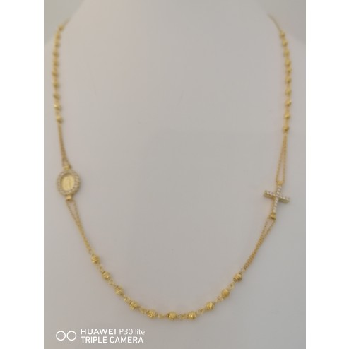 Collana Rosario Gialla