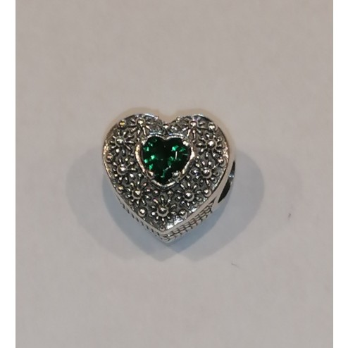 Bead Cuore Nuorese Verde