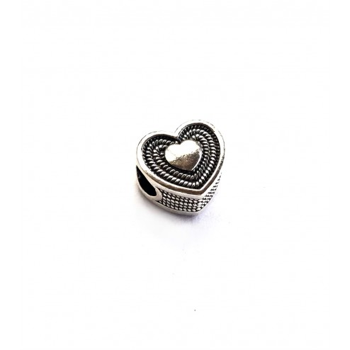 Bead Cuore Doppio