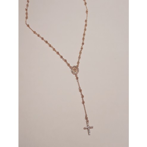 Collana Rosario Gialla Media  Y