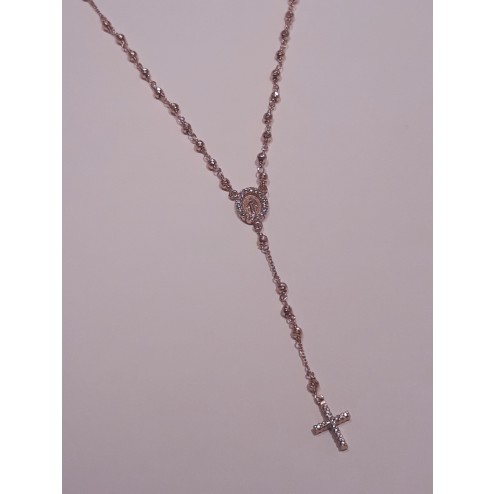 Collana Rosario Rosa Media  Y