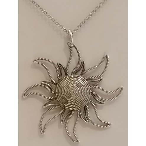 Collana Sole 1 Corbula bianco