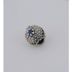 Bead Copuletta Riccio pietra blu