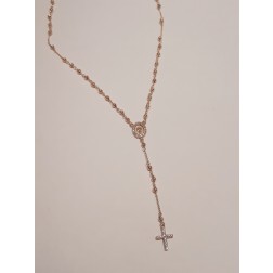 Collana Rosario Gialla Media  Y