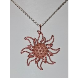 Collana Sole 1 Nuorese rosa