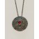 Collana Bottone 2 Brunita 22mm