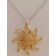 Collana Sole 1 Zirconi gialla 